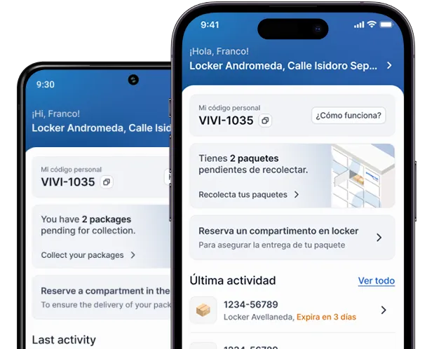 Aplicación móvil VIVIPOST